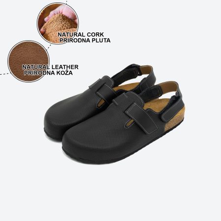 Muške klompe Branko S Black