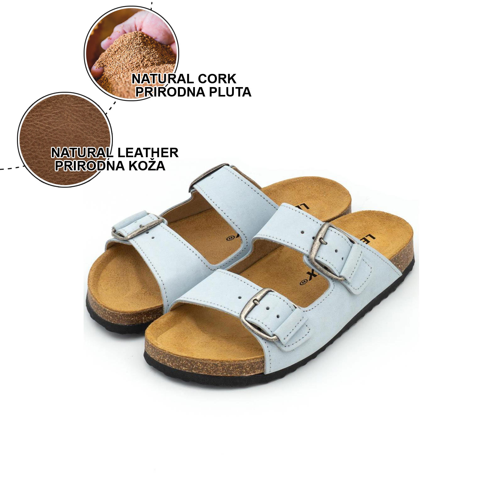 Letnje sandale Olga Light Blue